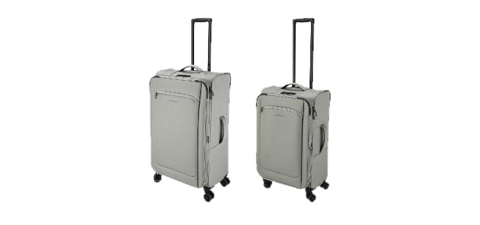 LIDL: ESMARA Set de 2 valises à roulettes - 96L+62L, cadenas TSA, TSID à 79€ (au lieu de 99€)