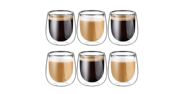 Amazon: Lot de 6 Tasses à espresso en verre transparent Glastal - 6x100ml à 21,29€ (au lieu de 25,77€)