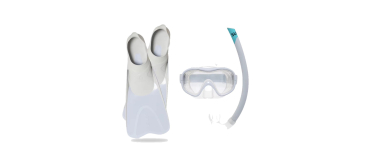 Decathlon: Kit de snorkeling adulte SNK 100 - Palmes, masque et tuba à 19,99€ (au lieu de 24,99€)