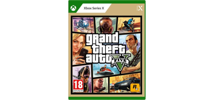 Cdiscount: GTA 5 (Xbox Series) à 13,99€ (au lieu de 39,99€)