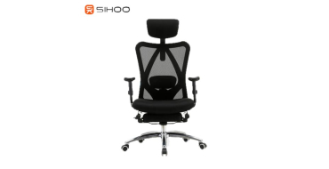 JoyBuy: Sihoo M18JT Chaise de bureau ergonomique avec repose-pieds à 139,97€ (au lieu de 329,99€)