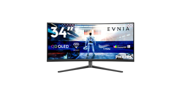 Amazon: Écran PC 34" Philips Evnia 34M2C6500 - WQHD, QD-OLED 175 Hz à 475€ (au lieu de 514,50€)