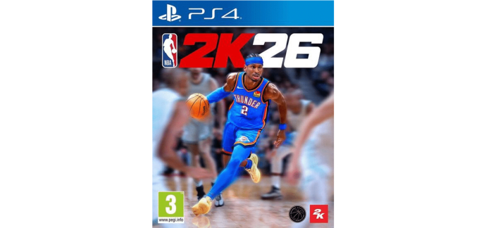 Amazon: NBA 2K26 (PS4) à 12,99€ (au lieu de 29,99€)