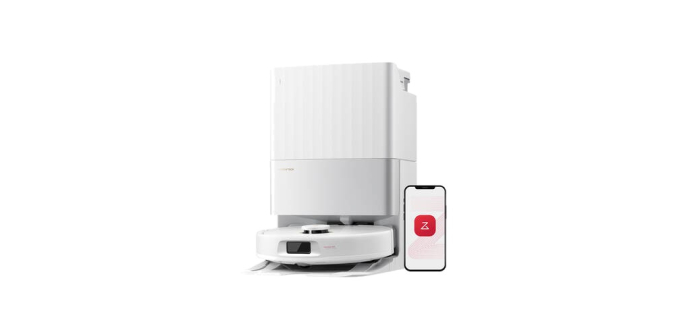 JoyBuy: Roborock Qrevo S5V - Aspirateur robot 12000 Pa, serpillières FlexiArm, séchage air chaud à 429,99€