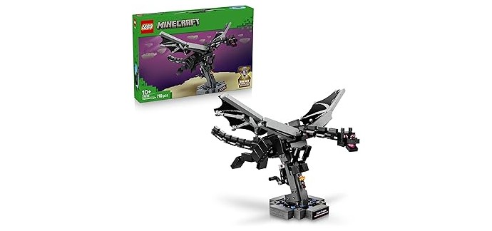Amazon: LEGO® Minecraft L'Ender Dragon (21595) à 38,99€ (au lieu de 59,99€)