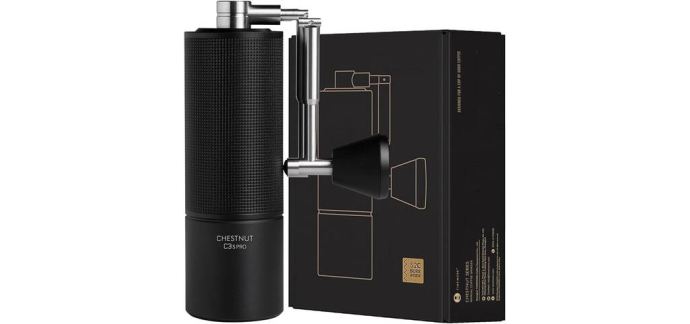 JoyBuy: TIMEMORE Chestnut C3S Pro - Moulin à café manuel tout métal, meules coniques inox, 25 g à 60,88€