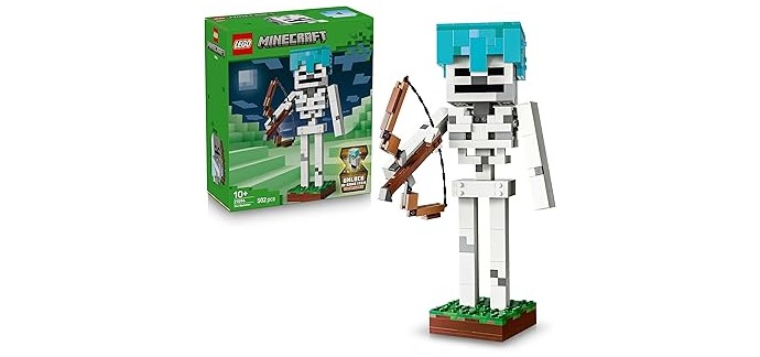 Amazon: LEGO® Minecraft Le Squelette (21594) - casque à 36,9€ (au lieu de 44,99€)