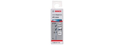 Amazon: Lot de 2 Forets hélicoïdaux HSS PointTeQ Bosch Professional - 1 x 12 x 34 mm à 1,79€