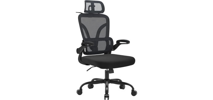 Amazon: Chaise de Bureau ergonomique Ximstar C-R6B à 64,99€