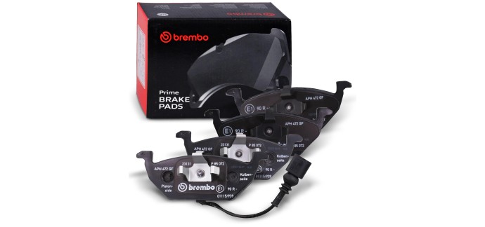 Amazon: Plaquettes de Frein Avant Brembo P85072 - AUDI, MG, SEAT, SKODA, VW à 14,5€ (au lieu de 23,78€)