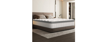 JoyBuy: GTIMEX Matelas ressorts ensachés 7 zones 140x190 cm à 119,98€ (au lieu de 299,99€)