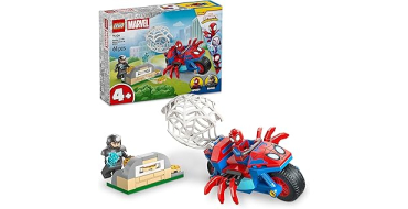Amazon: LEGO® Marvel Spidey sur sa Moto Contre Rhino (11206) - TV à 7,99€ (au lieu de 9,99€)