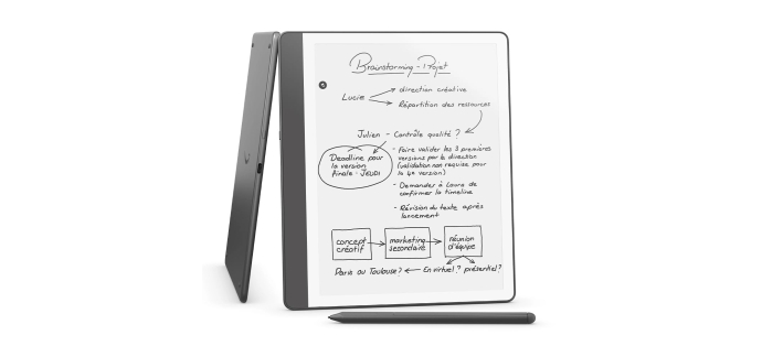 Amazon: Kindle Scribe 2024 - 32 Go avec Stylet Premium à 309,99€ (au lieu de 432,27€)