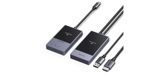 Amazon: Emetteur et récepteur HDMI sans fil UGREEN - USB-C TX, HDMI RX, 1080p 60 Hz, portée 50 m, PD 60 W à