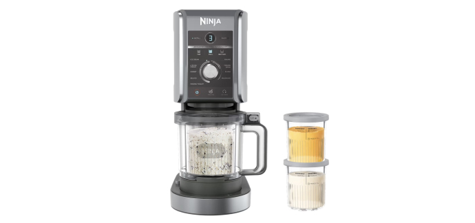 SharkNinja: Machine à glace Ninja CREAMi Deluxe 10-en-1 - 2 cuves 709 ml à 189,99€ (au lieu de 269,99€)