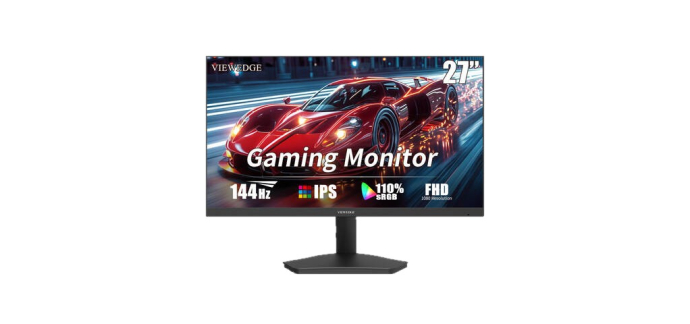 JoyBuy: VIEWEDGE C2712FDA-P Moniteur 27" Full HD 144 Hz à 79,99€ (au lieu de 119,99€)