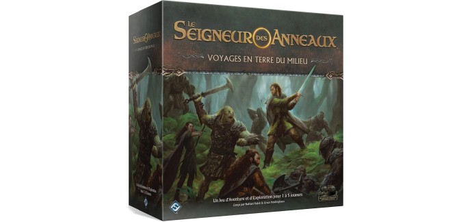 Amazon: Jeu de Société Le Seigneur des Anneaux Voyage en Terre du Milieu à 51,41€ (au lieu de 92,07€)
