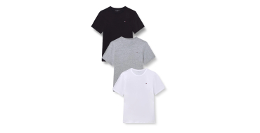 Amazon: Lot de 3 T-shirts Tommy Hilfiger homme - Taille XXL à 26,07€ (au lieu de 37€)