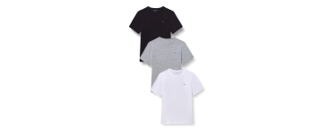 Amazon: Lot de 3 T-shirts Tommy Hilfiger homme - Taille XXL à 26,07€ (au lieu de 37€)