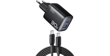 Amazon: Chargeur Iniu 30W - Ports USB C & A avec Câble USB C 60W à 6,04€ (au lieu de 10,99€)