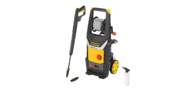 Screwfix: Nettoyeur haute pression Stanley SXFPW21ME 2100W 145 bar à 249,99€ (au lieu de 299,99€)