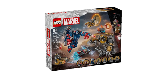 Amazon: LEGO 76322 Avengers Endgame Thor contre Chitauri à 32,99€ (au lieu de 49,99€)