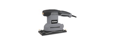 Screwfix: Ponceuse multifonction Titan TTB895SDR - 3 bases, 11 000 tr/min à 29,99€ (au lieu de 39,99€)