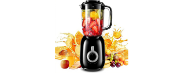 JoyBuy: Bear LLJ-B12K1 mixeur de table 1,2 L 500 W à 16,98€ (au lieu de 69,99€)