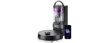 JoyBuy: Eureka E20 Plus - Aspirateur robot 8000 Pa, station vidage auto, DuoDetect IA à 129,98€