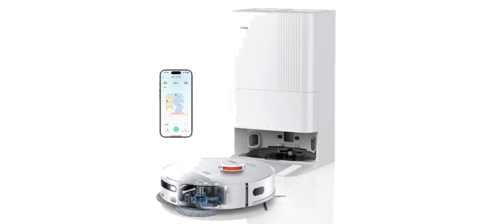 JoyBuy: Robot aspirateur laveur JONR T5 Pro - 8150 Pa, séchage air chaud à 209,98€ (au lieu de 549,01€)