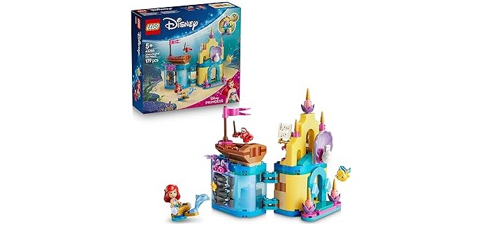 Amazon: LEGO® Disney Princess Le Palais Magique d’Ariel (43285) à 17,99€ (au lieu de 19,99€)