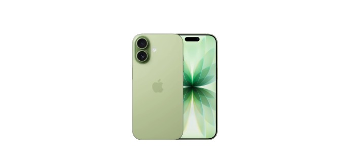 Amazon: Smartphone Apple iPhone 17 512 Go - Vert sauge à 989€ (au lieu de 1199€)