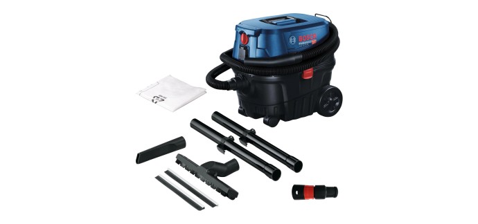 Amazon: Aspirateur de chantier Bosch Professional GAS 12-25 PL - 1250W à 143,21€ (au lieu de 174,71€)