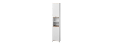 LIDL: Colonne de salle de bains LIVARNO Boston - 34,2 x 186,2 x 28 cm, blanc/chêne à 44,99€