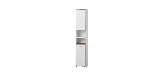 LIDL: Colonne de salle de bains LIVARNO Boston - 34,2 x 186,2 x 28 cm, blanc/chêne à 44,99€