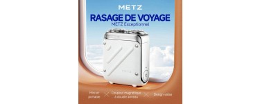 JoyBuy: Rasoir électrique Metz Traveler - Mini, portable, étanche à 7,9€ (au lieu de 19,9€)