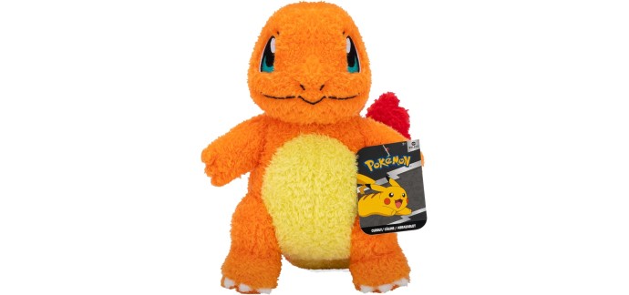 Amazon: Peluche Pokémon Salamèche PKW4207 - 20cm à 12,97€ (au lieu de 16,88€)