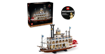 Cdiscount: Lego Bateau à vapeur du Mississippi 21356 (Jouet) à 259,99€ (au lieu de 329,99€)