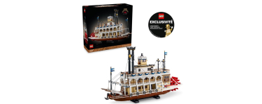 Cdiscount: Lego Bateau à vapeur du Mississippi 21356 (Jouet) à 259,99€ (au lieu de 329,99€)