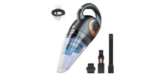 JoyBuy: Aspirateur à main sans fil ATSHARK XL-620B - 6000 Pa, 30 min à 18,99€ (au lieu de 39,99€)