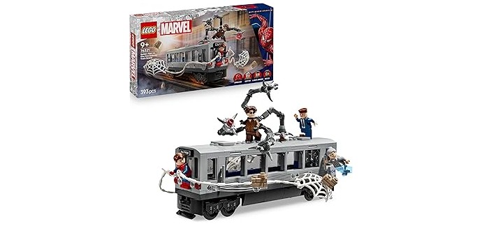 Amazon: LEGO® Marvel La Scène du Train de Spider-Man et Docteur Octopus (76321) à 37,99€ (au lieu de 49,99€)