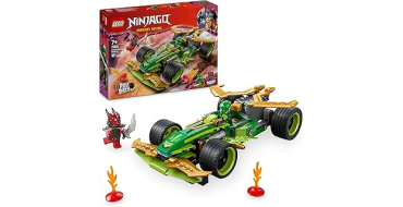 Amazon: LEGO® Ninjago La Voiture de Course à rétrofriction de Lloyd (71828) à 16,99€ (au lieu de 24,99€)