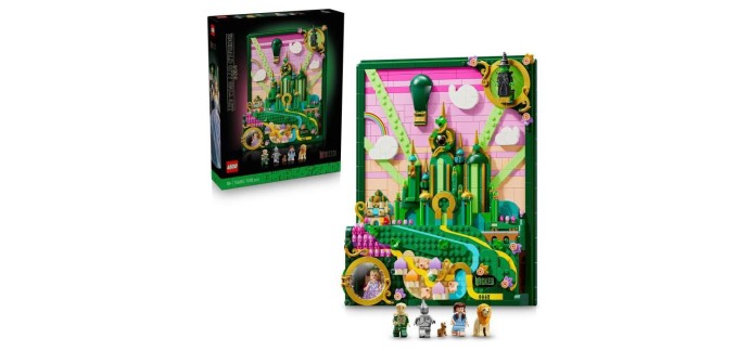 Cdiscount: Lego Wicked Tableau d’Emerald City 75685 à 106,99€ (au lieu de 149,99€)