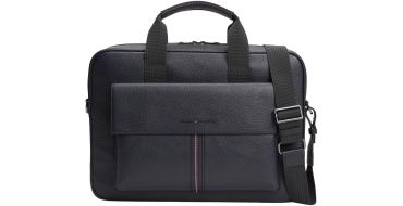 Amazon: Sac d'ordinateur Tommy Hilfiger Th Central - Space Blue à 56,26€ (au lieu de 92,68€)
