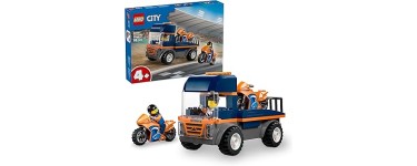 Amazon: LEGO® City Motorcycle Transporter (60491) à 15,99€ (au lieu de 19,99€)