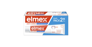 Amazon: Lot de 2 Dentifrices Elmex Dents Sensibles, Anti-Caries Blancheur Douce, 2 x 75 ml - Lot de 4 à 9,35