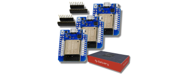Amazon: Lot de 3 AZDelivery ESP32 D1 Mini NodeMCU WiFi ESP32-Wroom-32 à 5,76€ (au lieu de 19,19€)