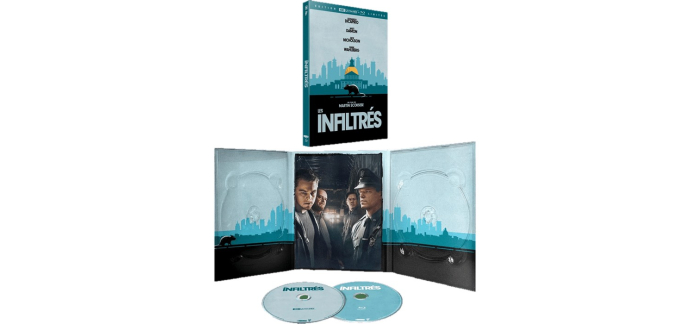 E.Leclerc: Les Infiltrés 4K Collector (Blu-ray 4K) à 24,99€ (au lieu de 34,99€)