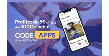 Decathlon: 5€ de réduction dès 100€ d'achat sur l'application