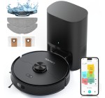 JoyBuy: Robot aspirateur laveur Lubluelu L15 Max - 4000 Pa, navigation laser, 5 cartes à 105,99€